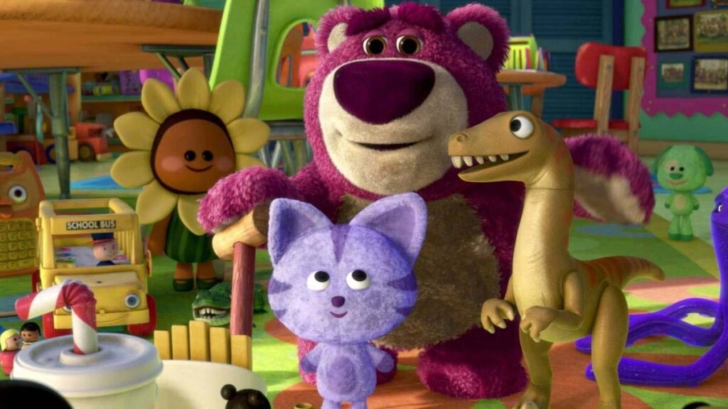 Hình nền gấu Dâu cho máy tính ngọt ngào sống động