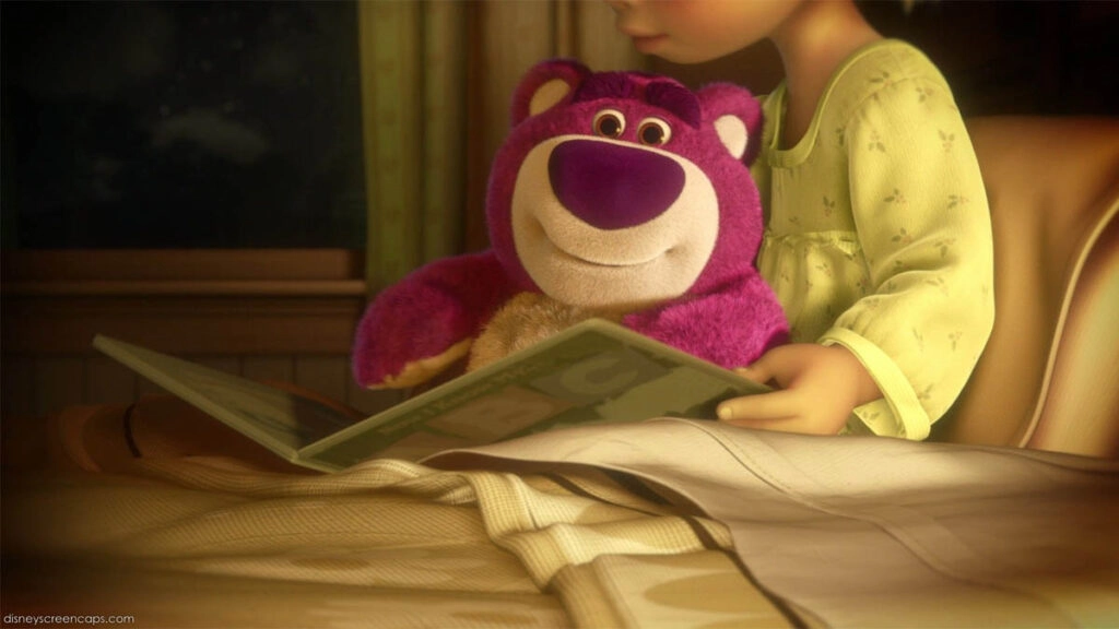 Hình nền gấu Dâu Lotso cho máy tính sắc nét dễ thương