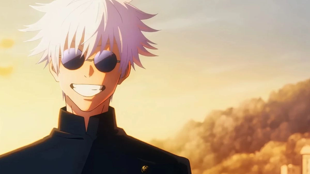 Hình nền máy tính anime Gojo sống động đầy màu sắc
