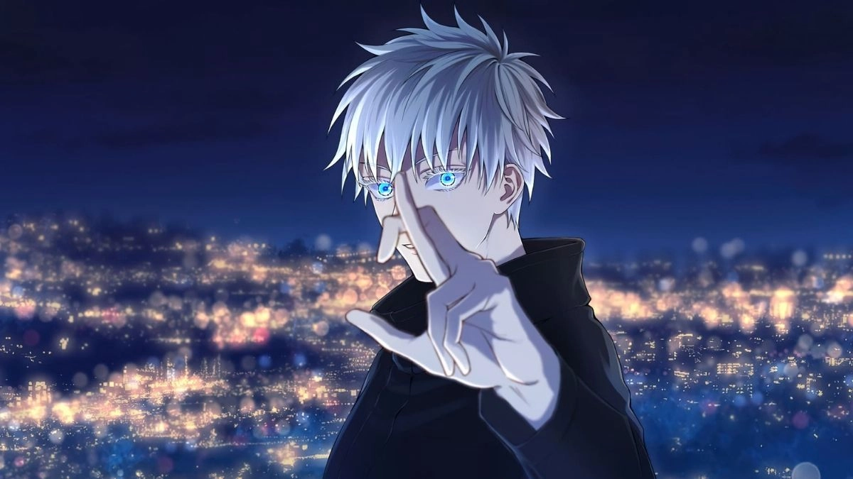 Hình nền máy tính 4K anime Gojo sắc nét tuyệt đẹp