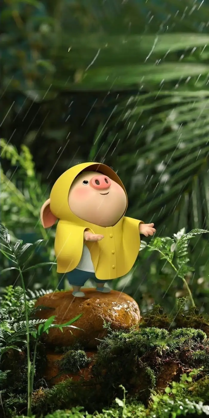 Hình nền con lợn đáng yêu cho điện thoại sinh động