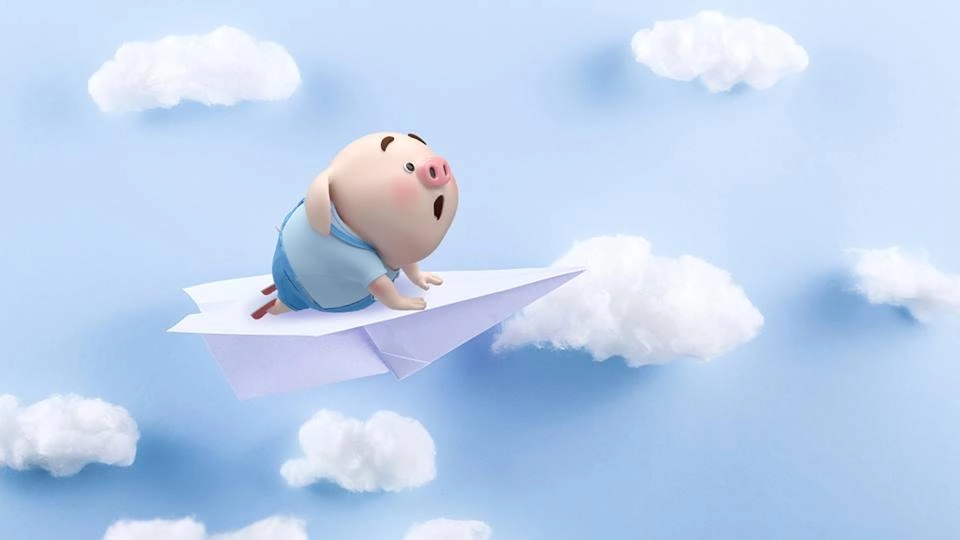 Cute hình nền con heo dễ thương nổi bật