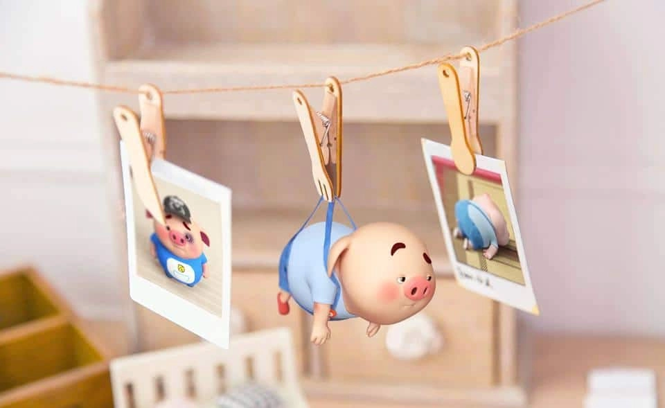 Dễ thương hình heo cute mềm mại nhẹ nhàng