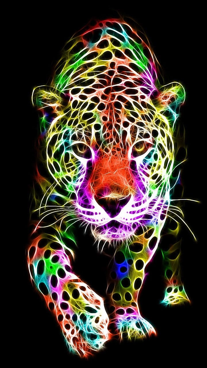 Hình nền điện thoại hổ tạo điểm nhấn cá tính