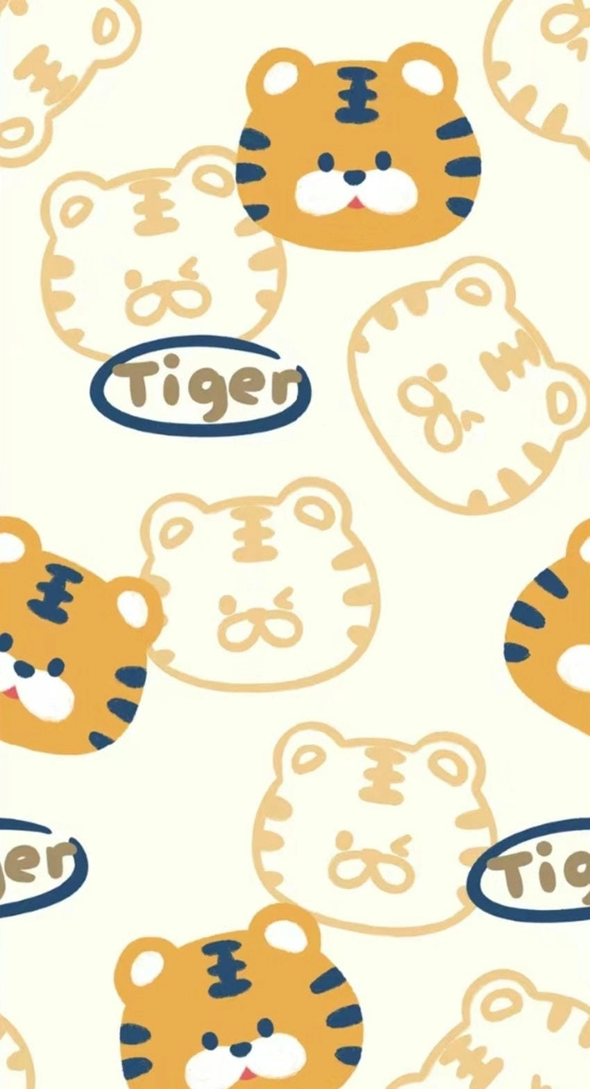 Hình nền cọp cute với vẻ ngộ nghĩnh bất ngờ