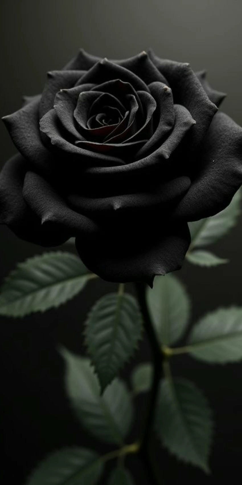 Hình nền đen hoa hồng huyền bí ấn tượng