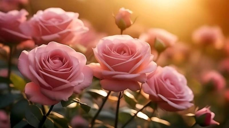 Hoa hồng đẹp chào ngày mới tràn năng lượng