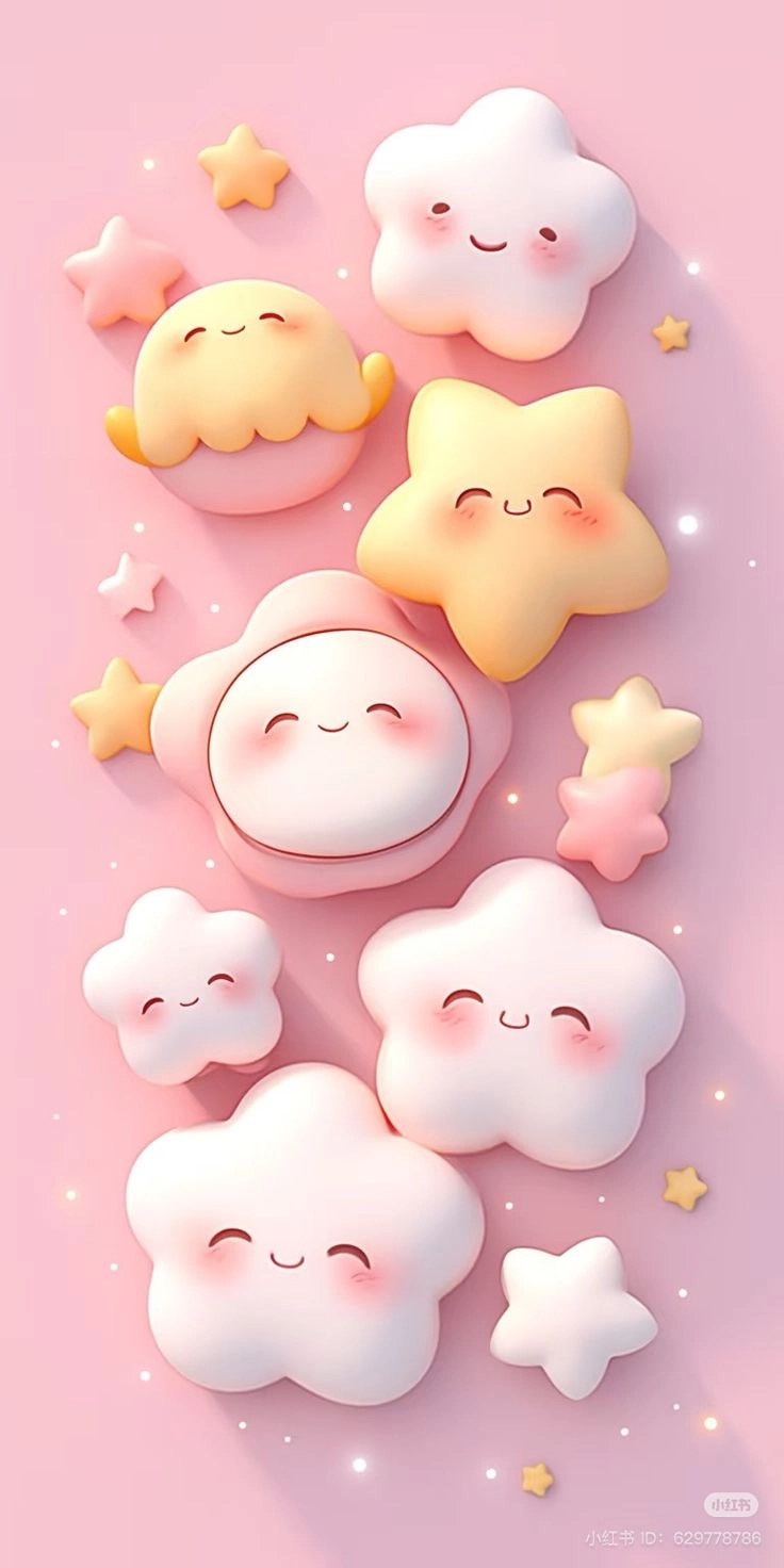 Hình nền điện thoại cute màu hồng dịu dàng ngọt ngào