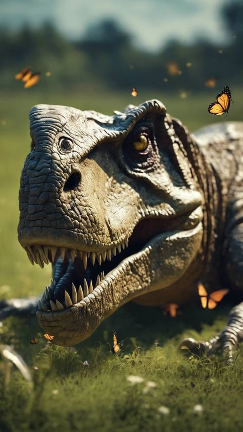 Ảnh nền đẹp khủng long rực rỡ và ngộ nghĩnh