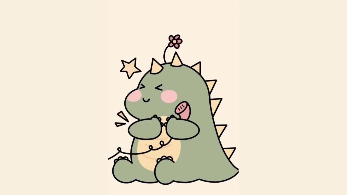 Dễ thương hình nền khủng long cute ff mới lạ