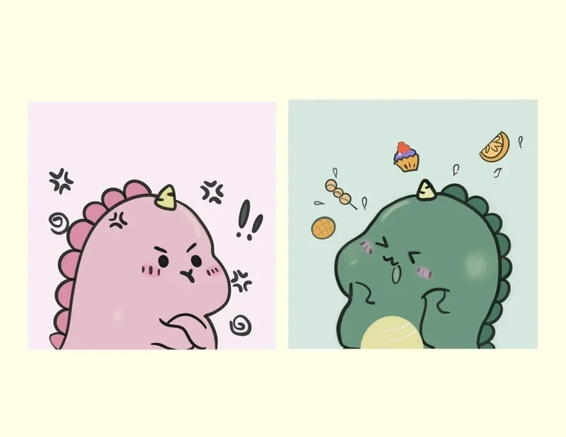 Hình nền khủng long cute nổi bật và sáng tạo