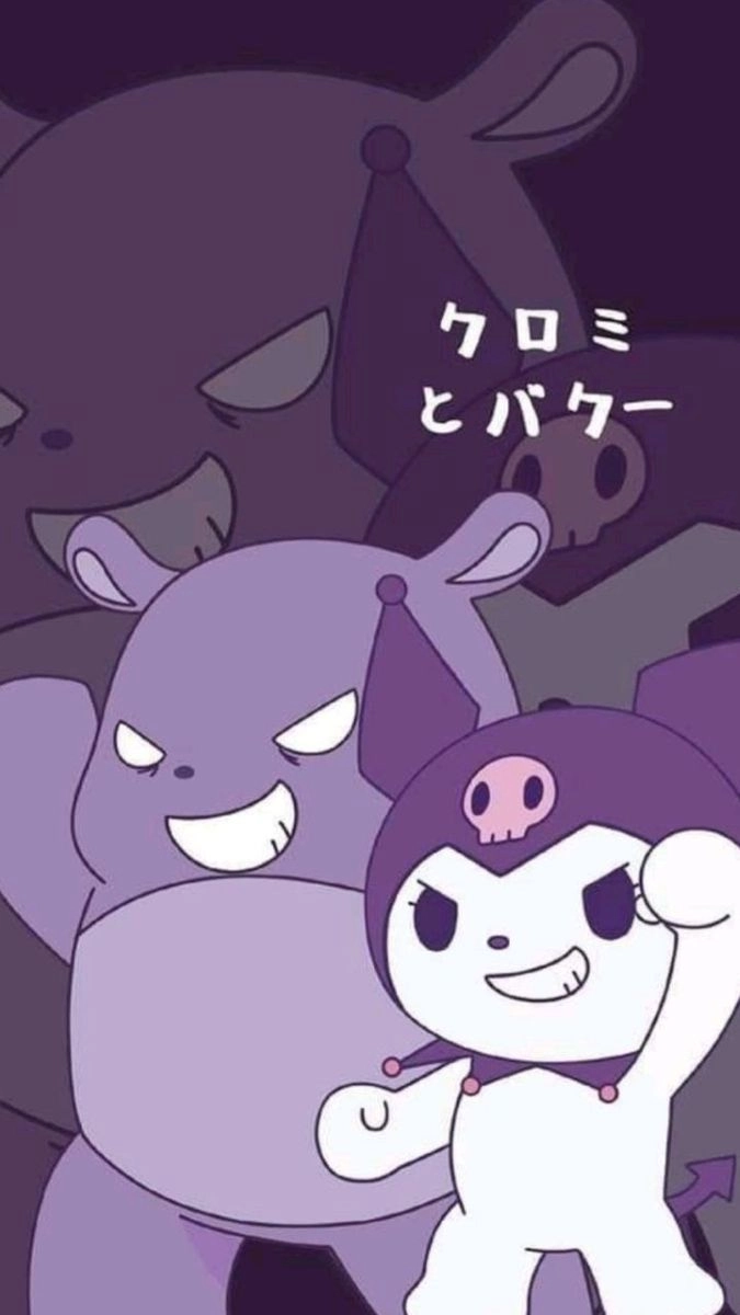 Hình nền Kuromi 3D sống động dễ thương