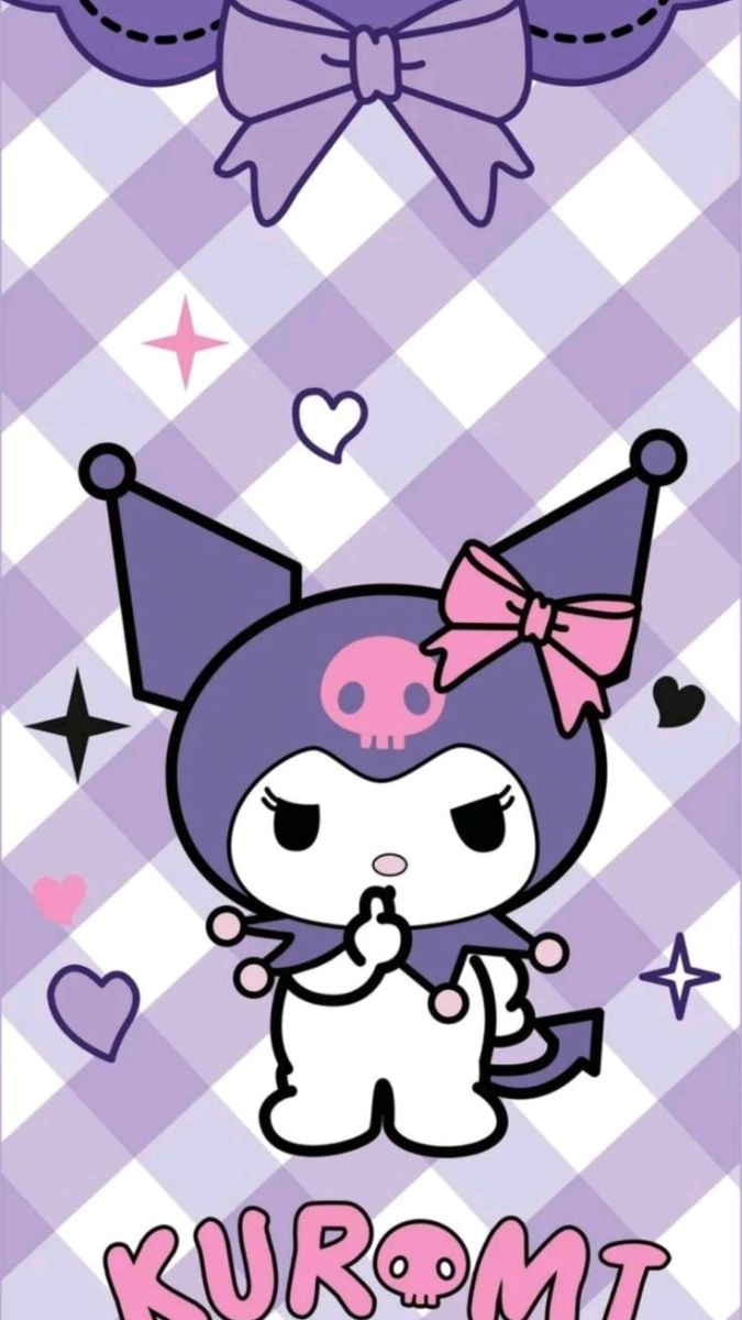 Hình nền Kuromi ngầu lạ mắt cá tính