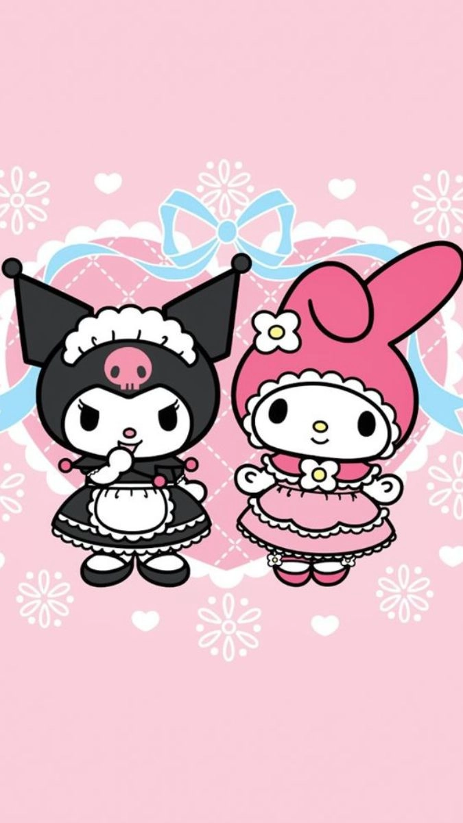 Kawaii hình nền Kuromi đáng yêu