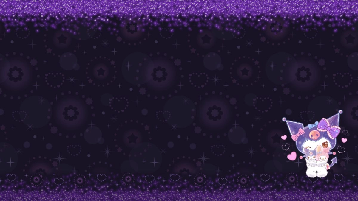 Desktop hình nền máy tính Kuromi đẹp