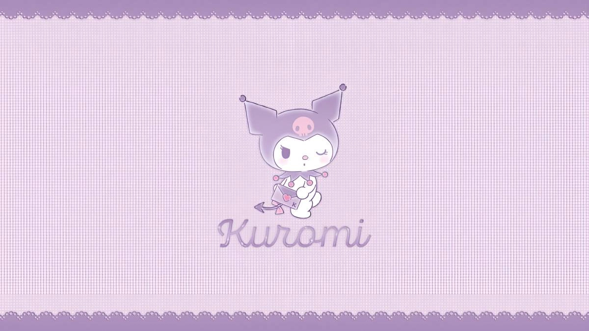 Hình nền laptop Kuromi dễ thương