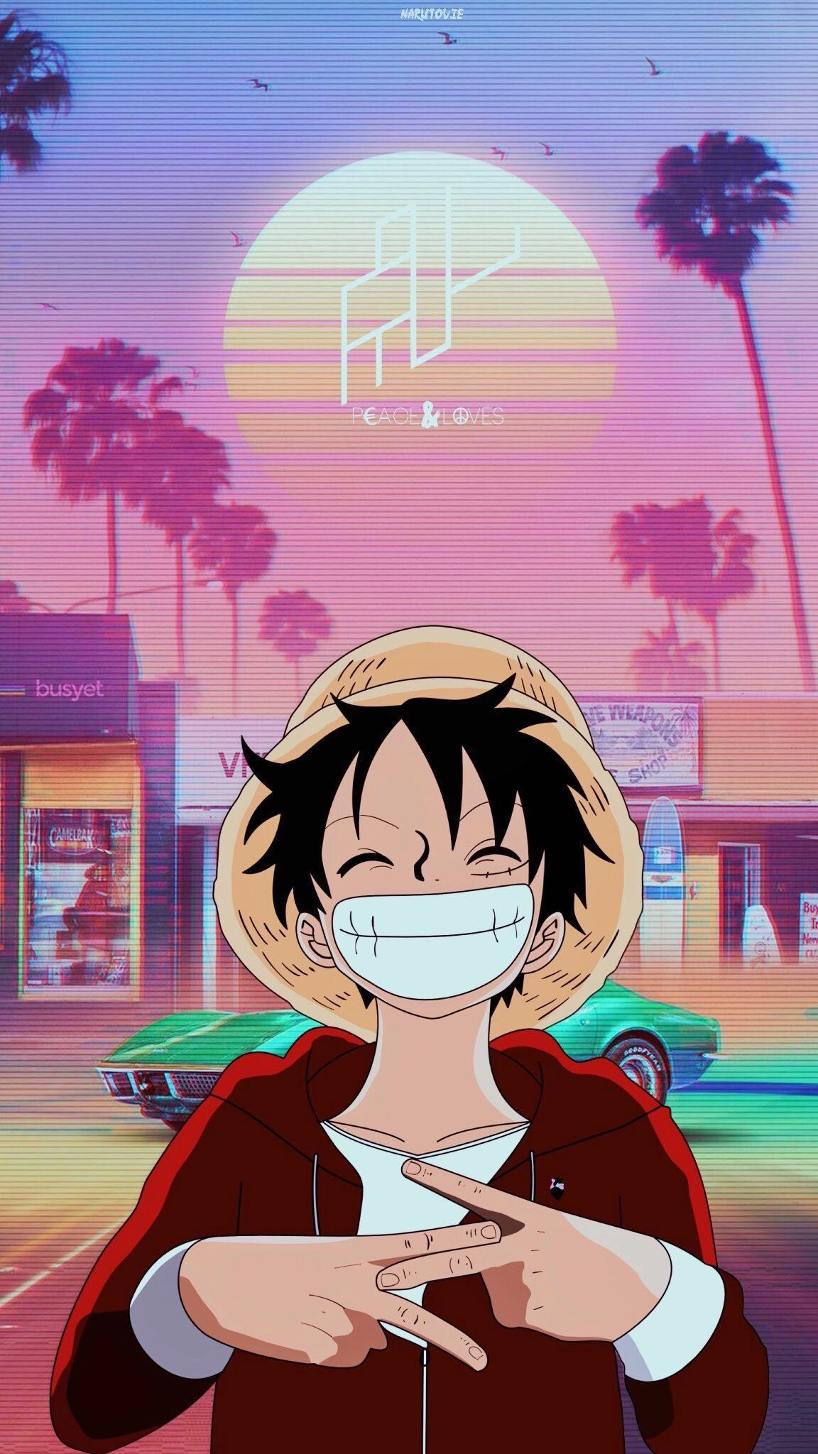 Hình nền điện thoại Luffy ngầu siêu nét