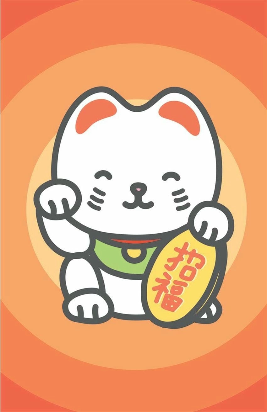 Tải hình nền mèo thần tài siêu cấp may mắn