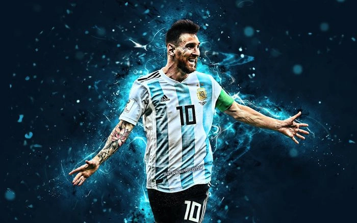 Hình nền Messi Argentina tràn đầy tự hào