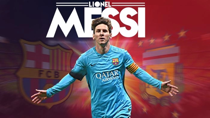 Messi ảnh nền mang đậm dấu ấn sân cỏ