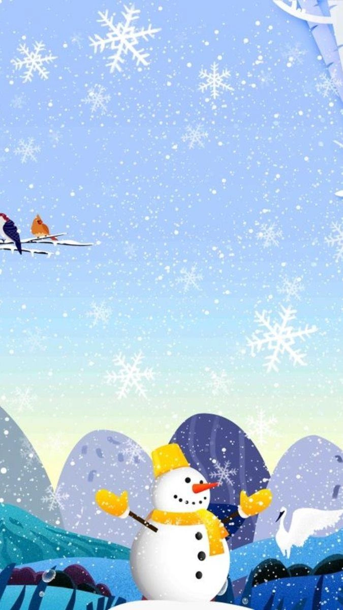 Hình nền noel cute xinh xắn vui nhộn