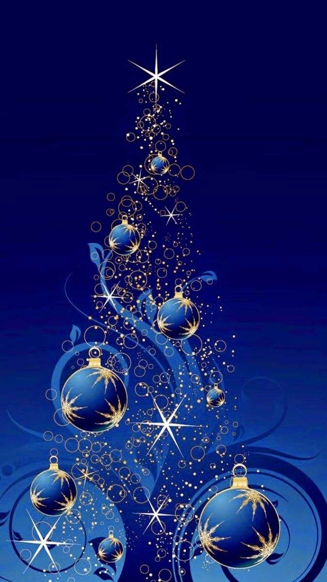 Hình nền cây thông noel đẹp trang trí