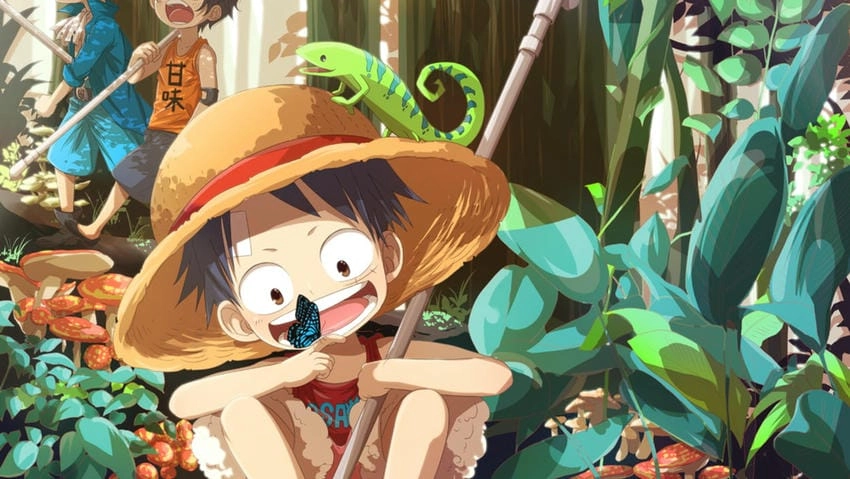 Hình nền máy tính One Piece cute dễ thương