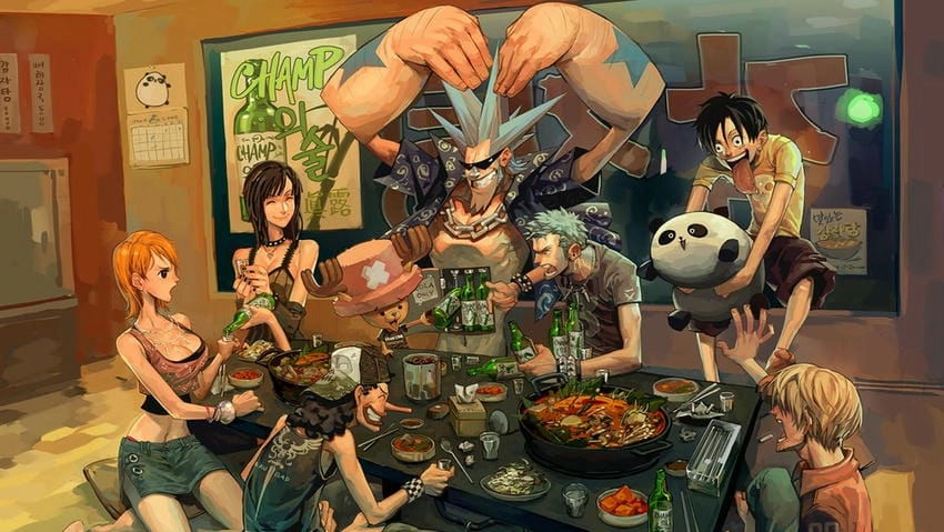 Hình nền máy tính 4k One Piece đẹp sống động