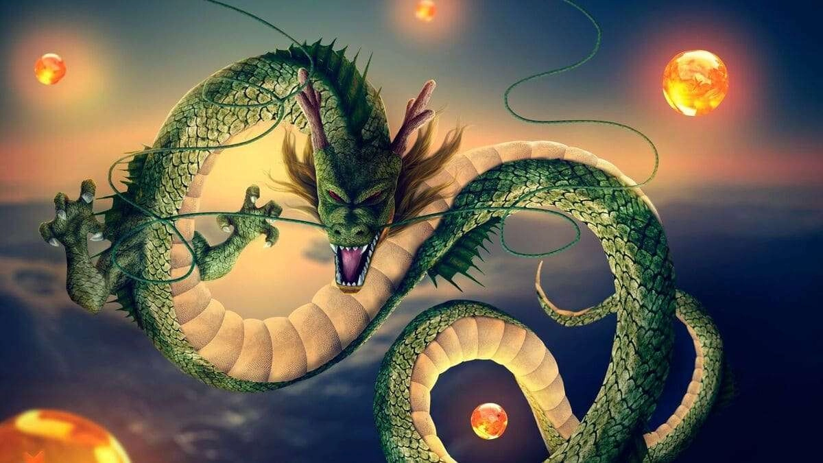 Hình nền rồng uy nghi giữa làn khói thần thoại