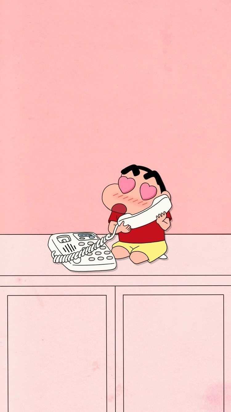 Hình nền cute Shin tươi sáng