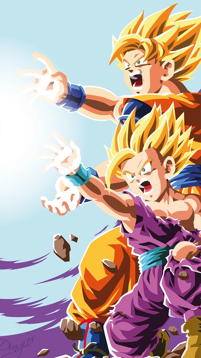 Hình nền Goku 3D sống động như bước ra đời thật