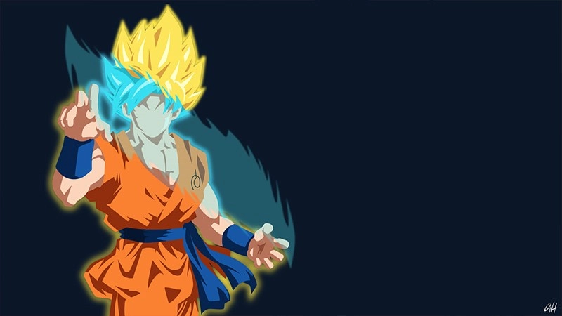 Hình nền ảnh Goku ánh mắt kiên cường bất khuất