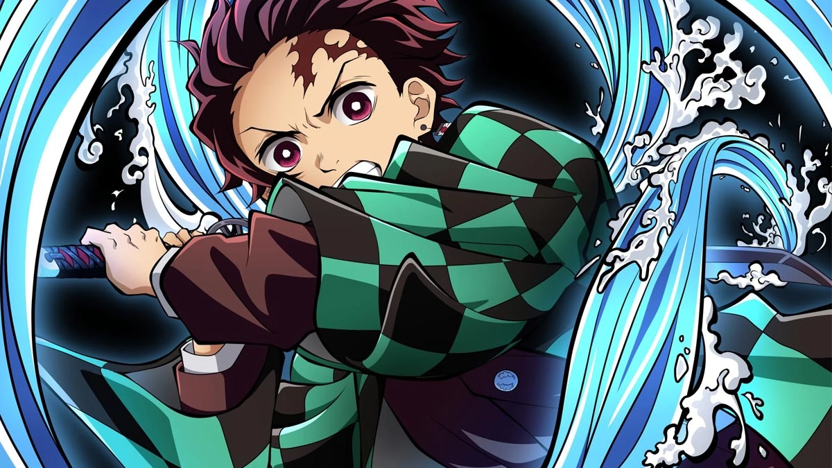 Ảnh anime Tanjiro ngầu cuốn hút mọi ánh nhìn