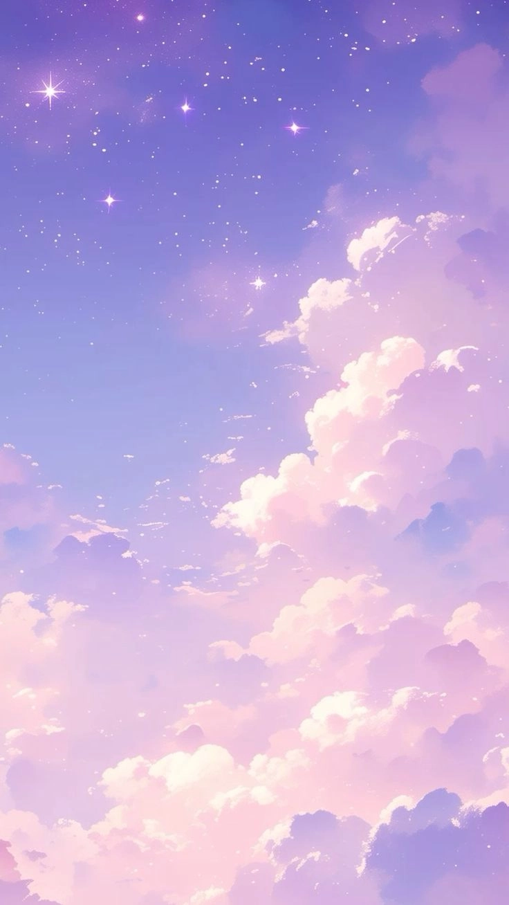 Hình nền iphone màu tím mang phong cách nhẹ nhàng