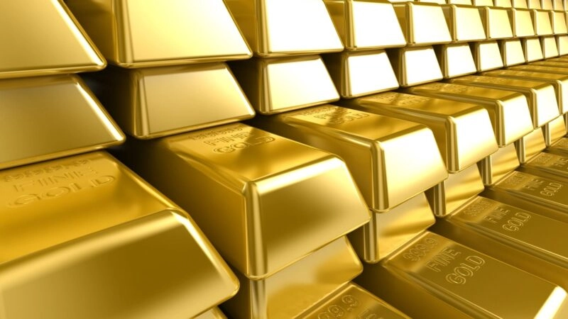 Hình nền màu vàng gold lấp lánh đầy quyến rũ