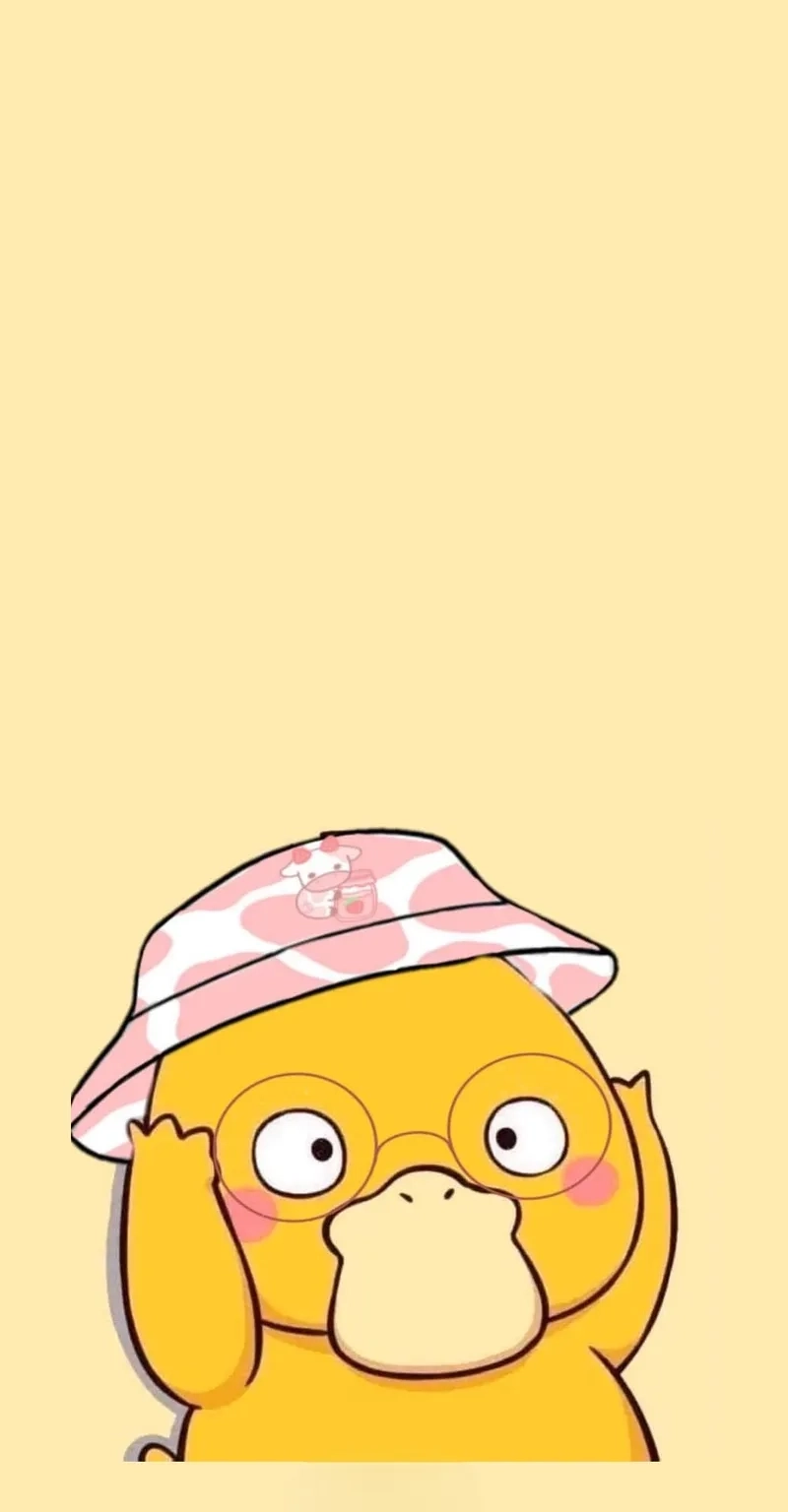 Hình nền con vịt vàng cute dịu dàng đầy sức sống