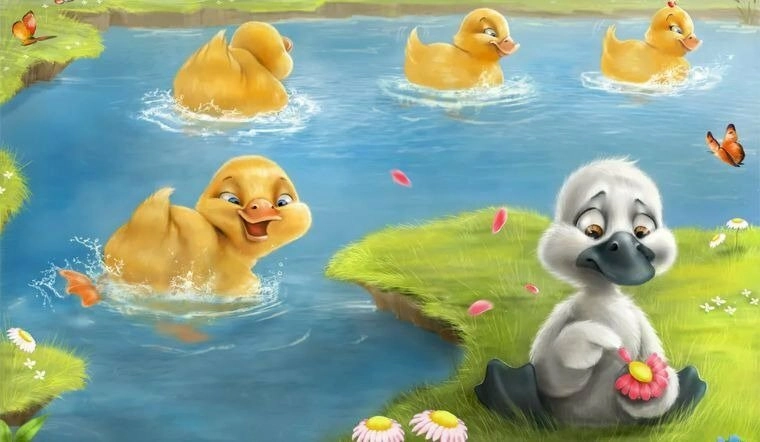 Hình nền vịt dễ thương toát lên sự hồn nhiên đáng yêu