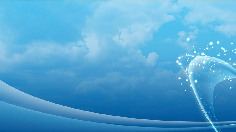 Hình nền màu xanh pastel tạo cảm giác nhẹ nhàng