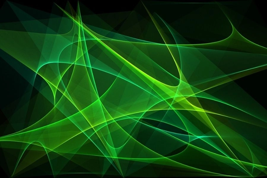 Hình nền 3d màu xanh tạo chiều sâu ấn tượng