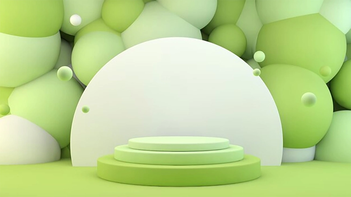 Hình nền powerpoint đẹp màu xanh lá cây nổi bật