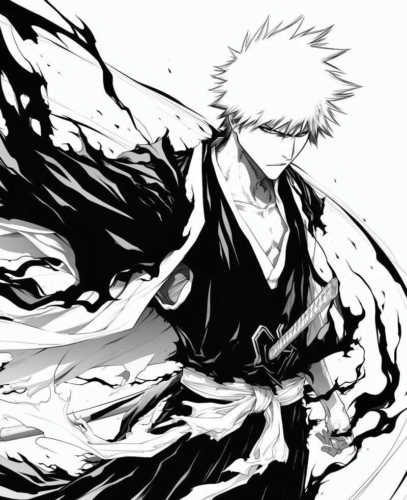 Katana Ichigo Zangetsu sức mạnh Hồn Reo Bleach