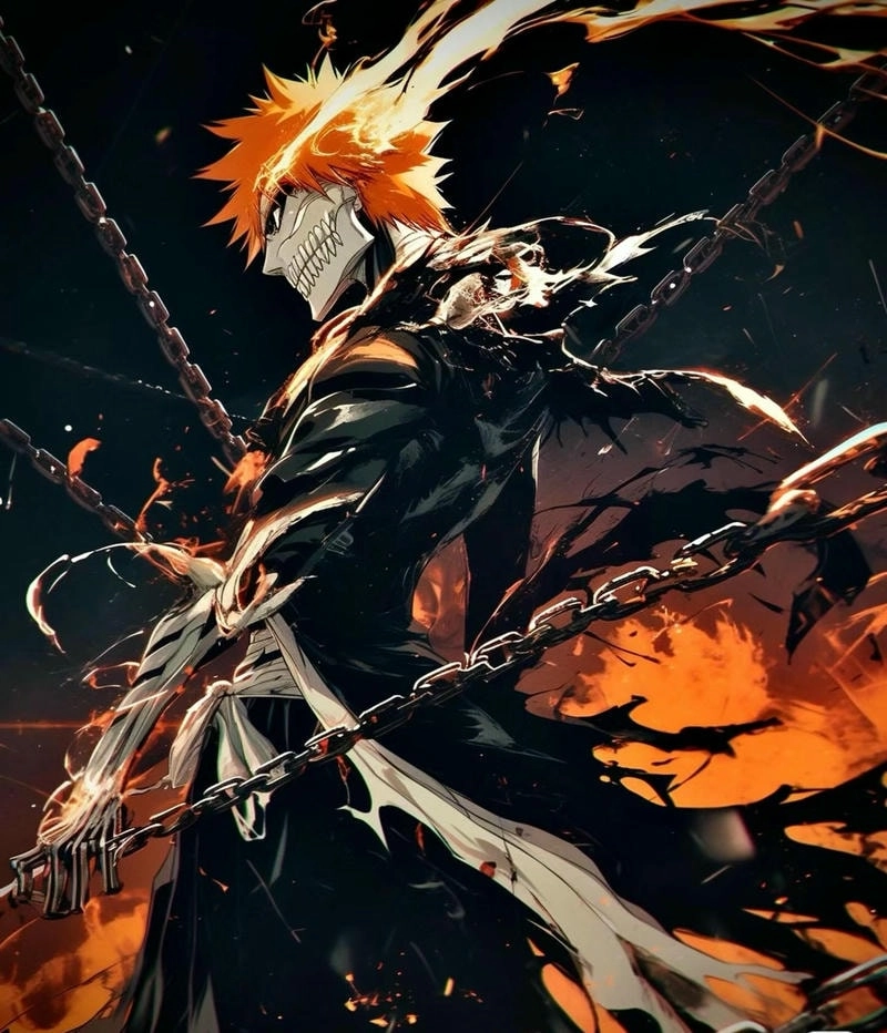 Black Ichigo hình dạng Hollow Ichigo đầy uy lực