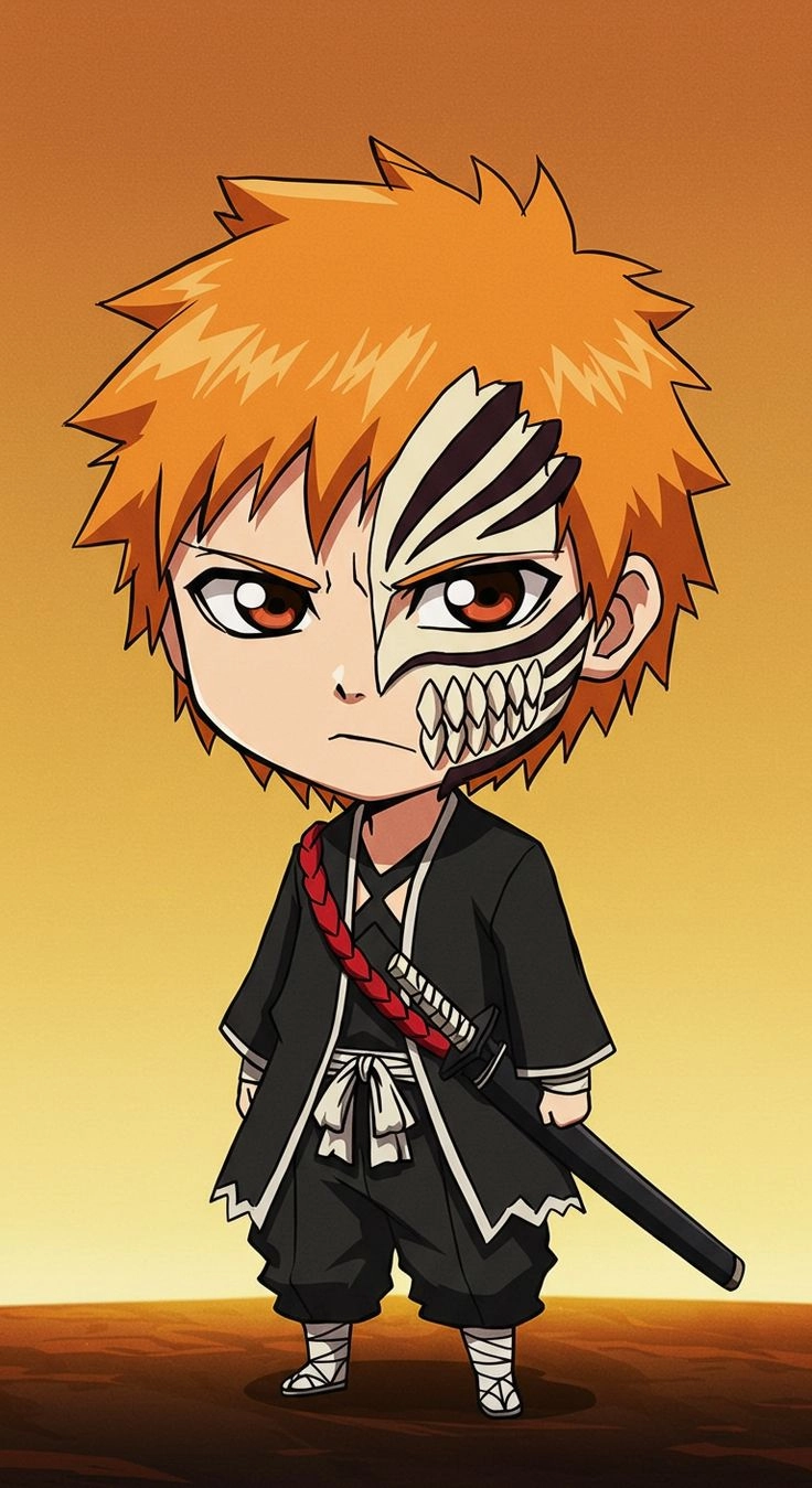 Ichigo chibi Ichigo nhỏ nhắn với phong cách kawaii