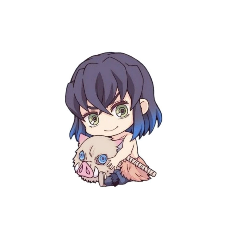 Anime Inosuke chibi nét vẽ ngộ nghĩnh của chiến binh KnY