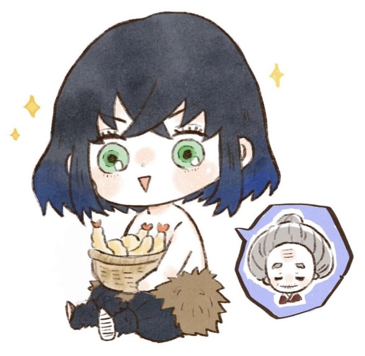 Cute Inosuke chibi Inosuke tí hon siêu dễ thương KnY