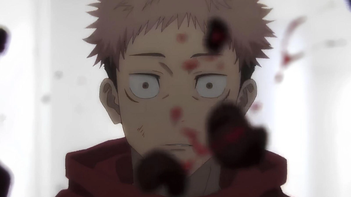 Anime Yuji Itadori Yuji trong anime Jujutsu Kaisen mãn nhãn