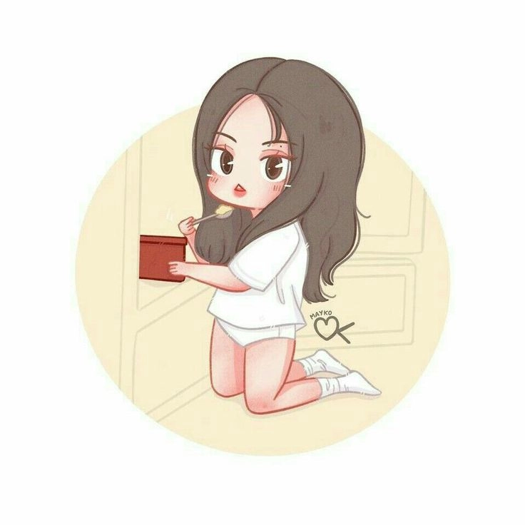 Jisoo và Jennie Blackpink bản chibi cực xinh