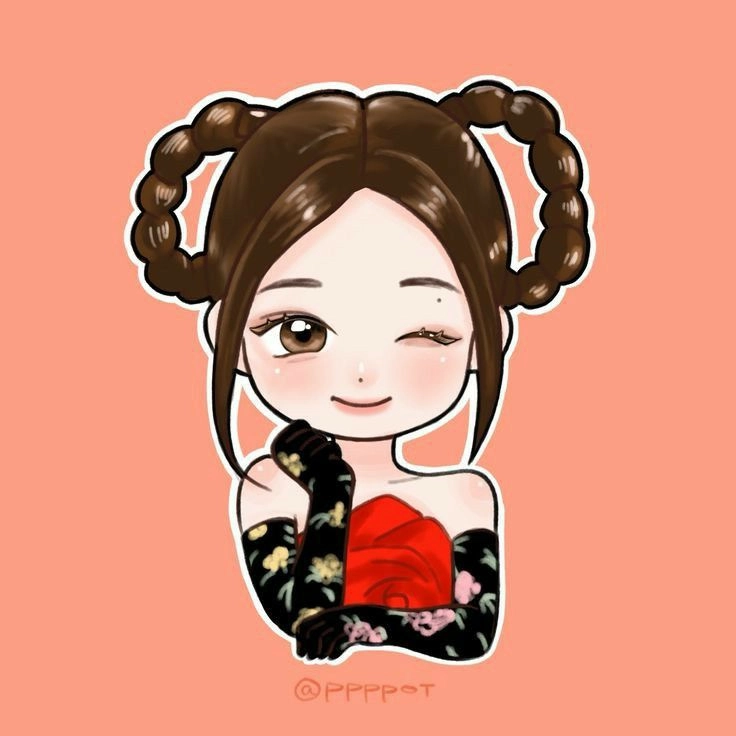 Jennie Kim phiên bản chibi với tạo hình mới