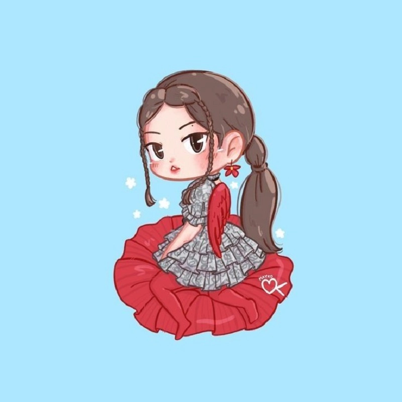 Cách vẽ Jennie chibi cute cho fan luyện tay