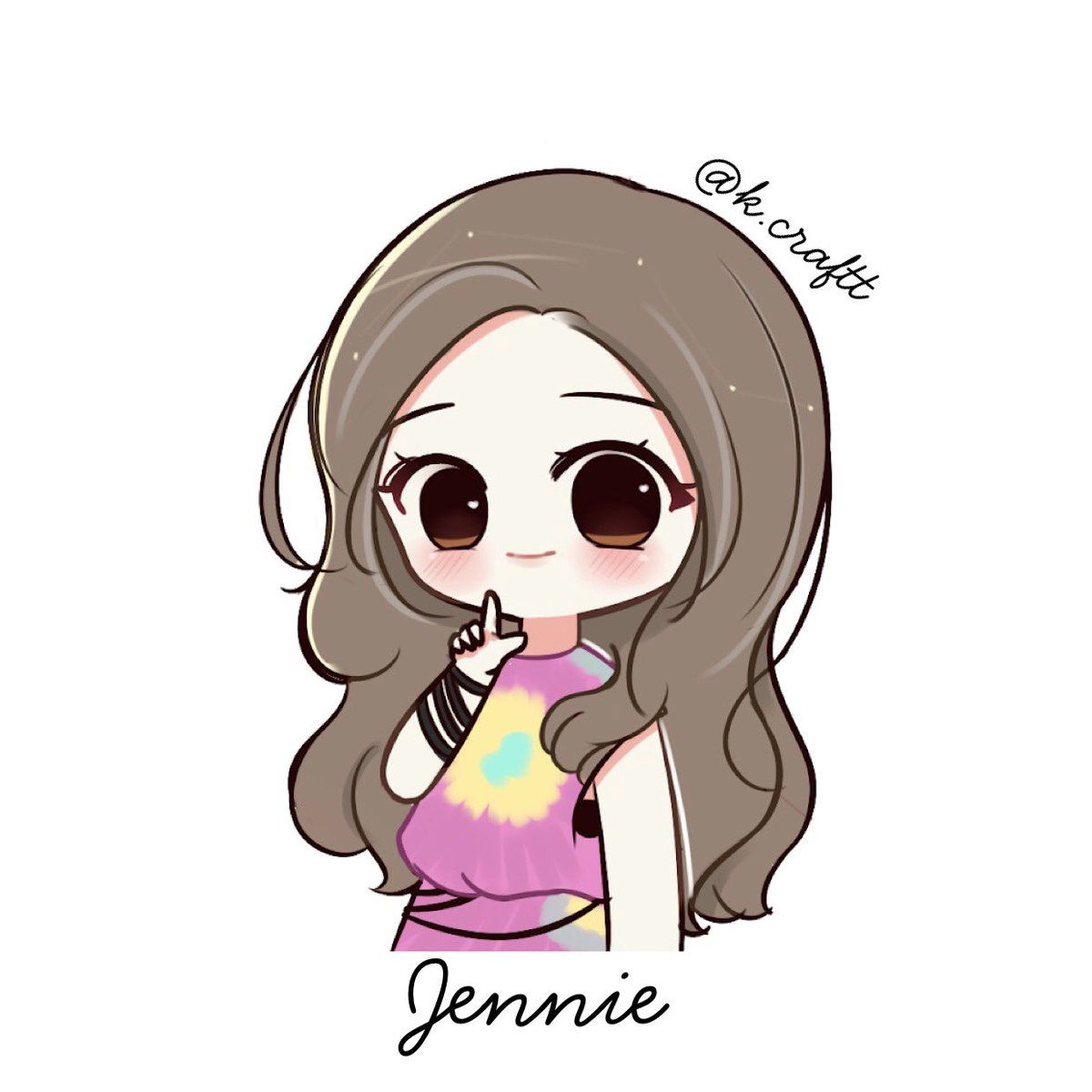 Jennie chibi cute khiến cộng đồng mạng phát sốt